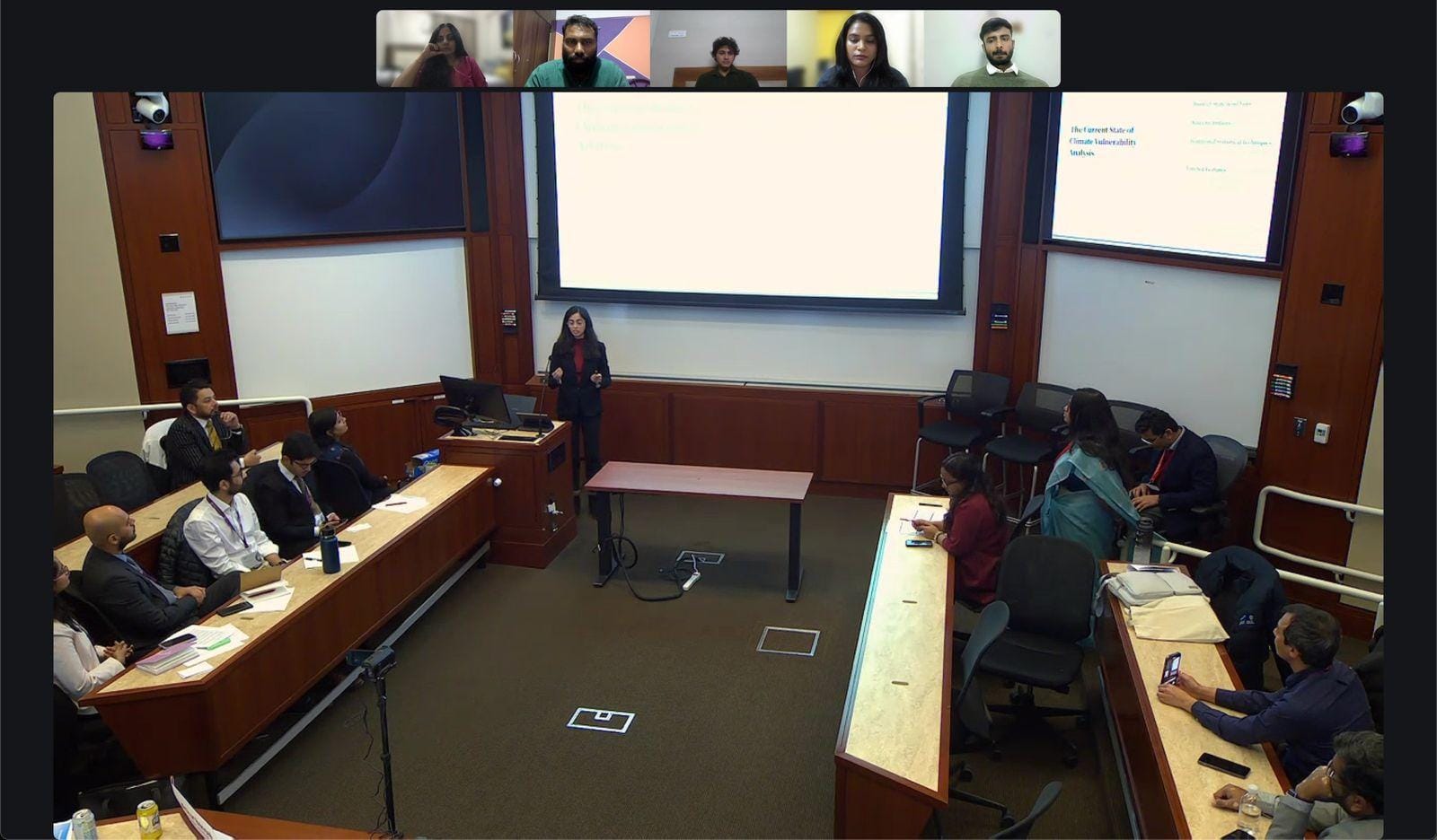 Team at the India Conference at Harvard Hackathon