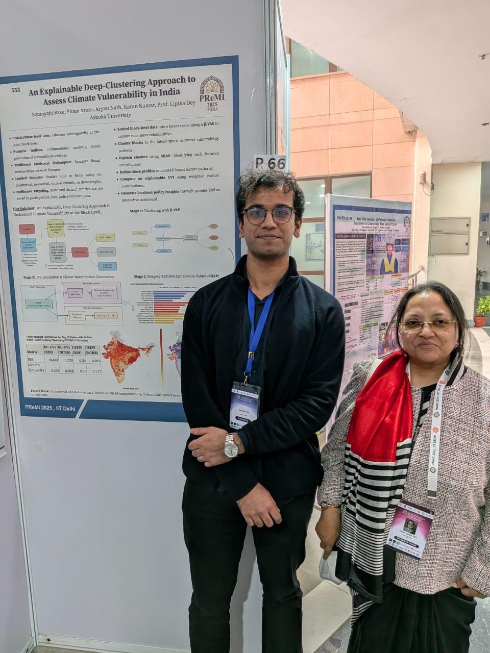 Poster presentation at PReMI 2025