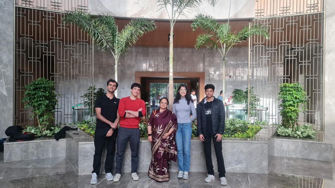 Team at the India Conference at Harvard Hackathon