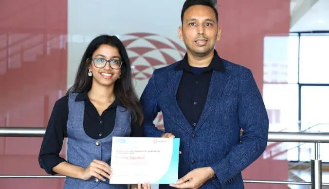 Roshni Agarwal Wins ESET.